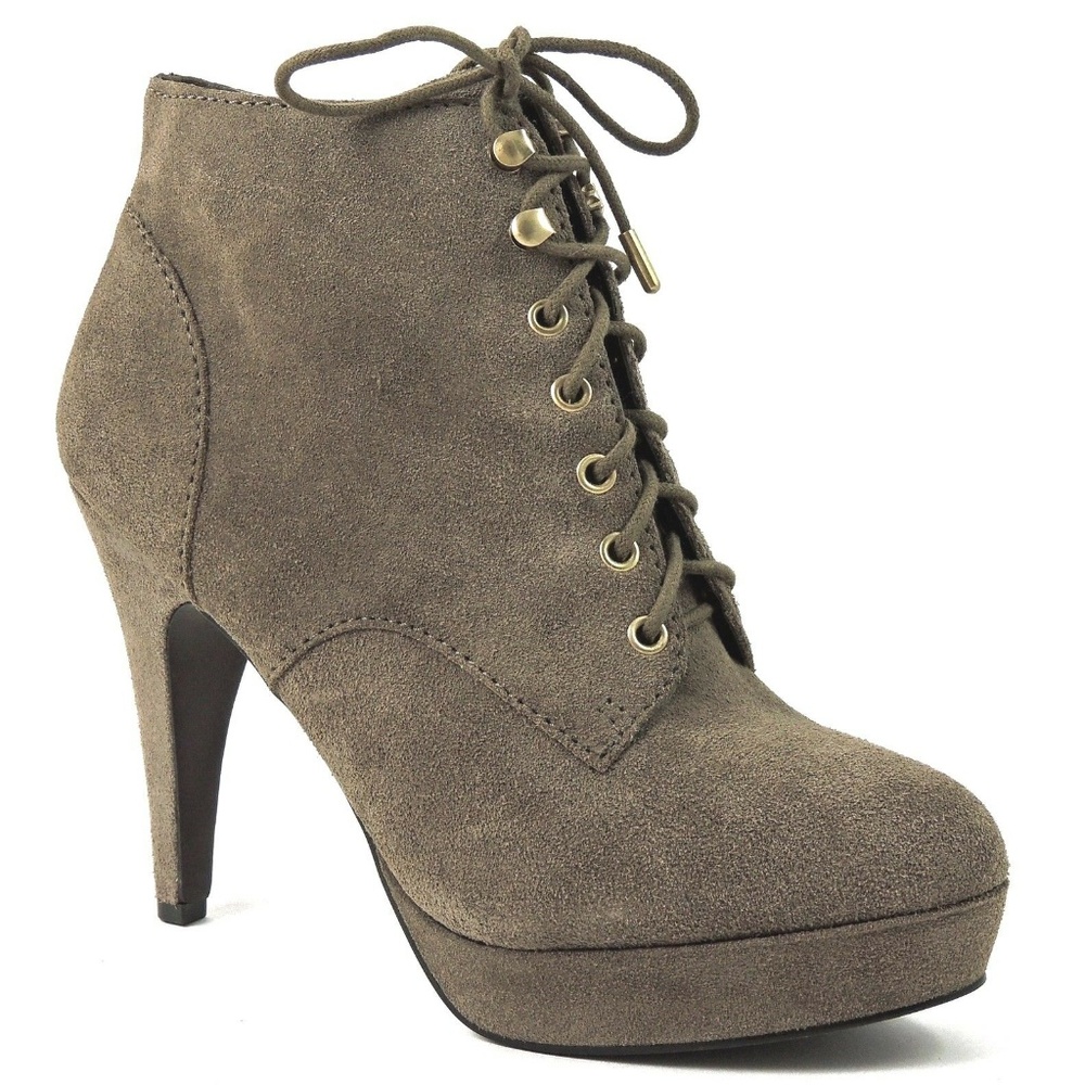INC International Concept Combat Suede Lace Boots